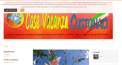 Desktop Screenshot of casevacanzacustonaci.it